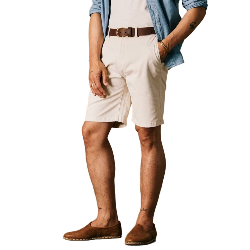 NEW FLINT AND TINDER Men’s 365 Chino Shorts 9” Inseam Size 32 Salt